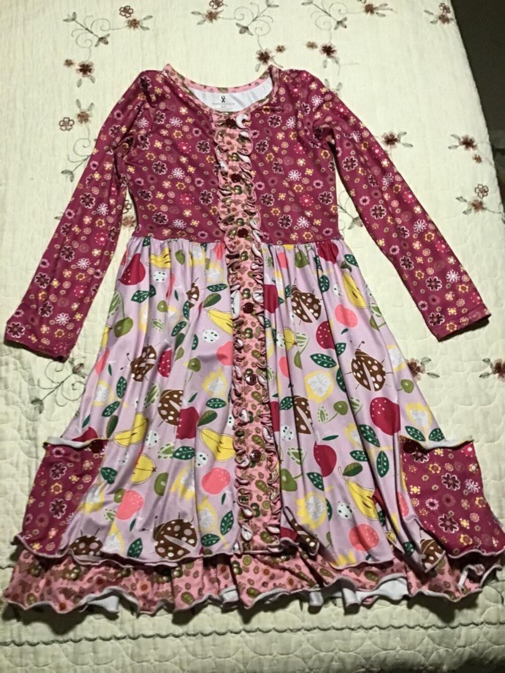 Charlie's Project Kids Brand Girl's Twirl Dress, Size 8-10; Great Shape